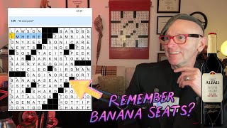 Very Clever Saturday NYT Crossword by Ryan McCarty Let s Wine Down on a 2018 Vina Albali Reserva