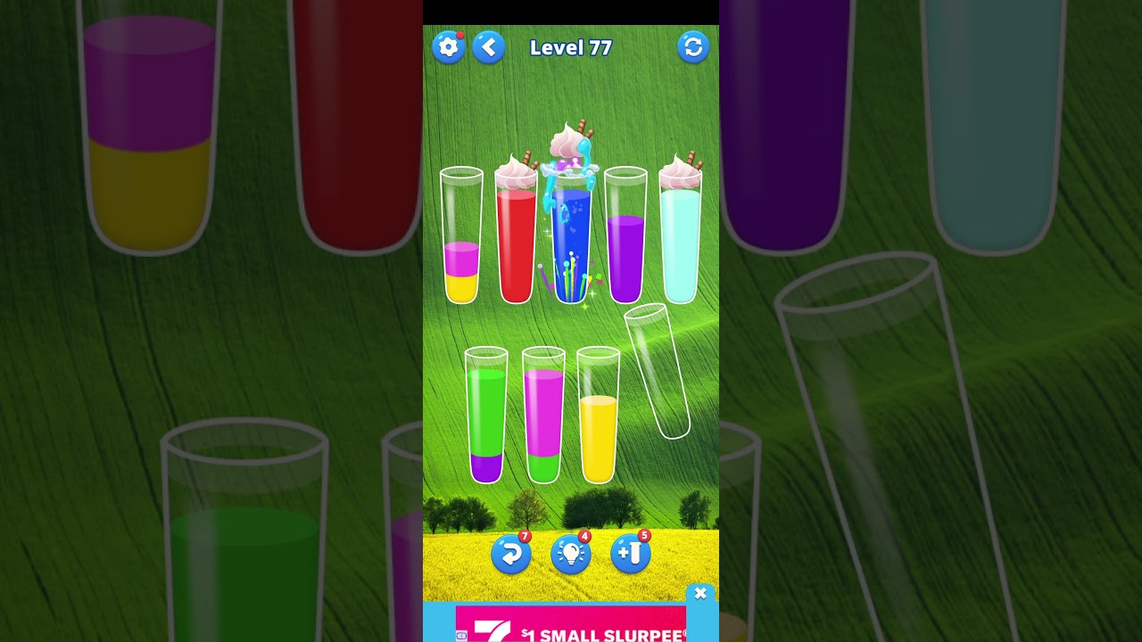 Water Sort &ndash; Color Puzzle Game &ndash; Level 77 | Color Puzzle Challenge