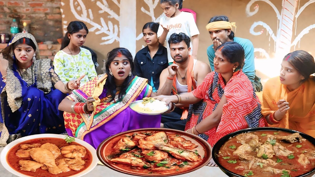 दुकरमी सास || बड़ी बहु मे रहती है बड़ी बहु को चुपे चोरी मछली चोराकर देती हैं || Nanad Bhaujai Comedy