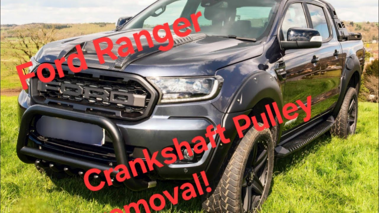 Front crankshaft pulley removal | Ford Ranger 2020, 2.0 ecoBlue engine 
