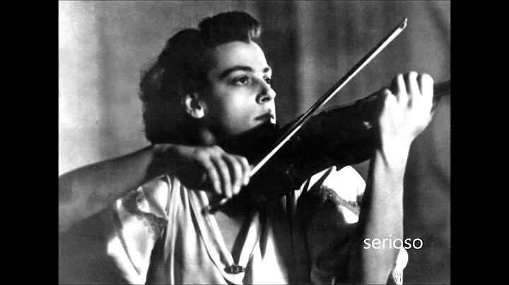 Brahms, Violin Concert Op 77 Ginette Neveu, Violin