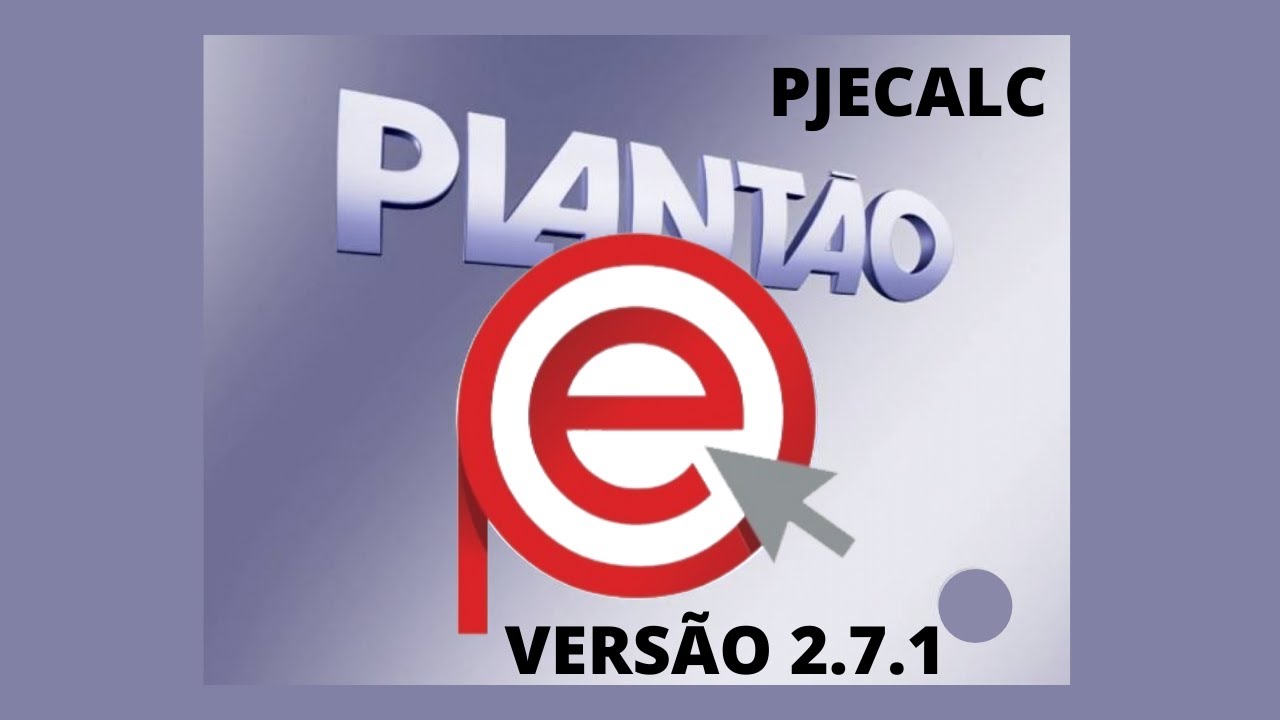 Versão 2 7 1 do Pjecalc