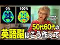 【50代60代】2週間あれば英語力ゼロから英語脳を作ることができる最強学習プラン!【英会話】