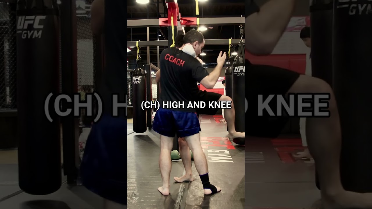 Basic knee from 50/50 clinch 