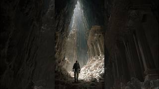Mountain Cracks Open, Exposing Ancient Temple