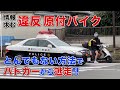 【情報求む】違反原付パトカーをまく