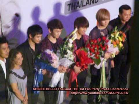 101121 SHINEE Hello Fan Party Press Conference  Thailand (FULL LEFT Camera SPEAK THAI+END)