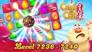 Candy Crush Jelly Saga 4K (Level 7236 - 7240) screenshot 1