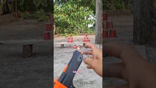 “Testing viral toy gun 🔥 Real power?” #10000000views #youtubeshorts #toys #shortsgun #toysgun