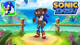 SONIC DASH - SHERIFF SONIC ANDROID GAMEPLAY