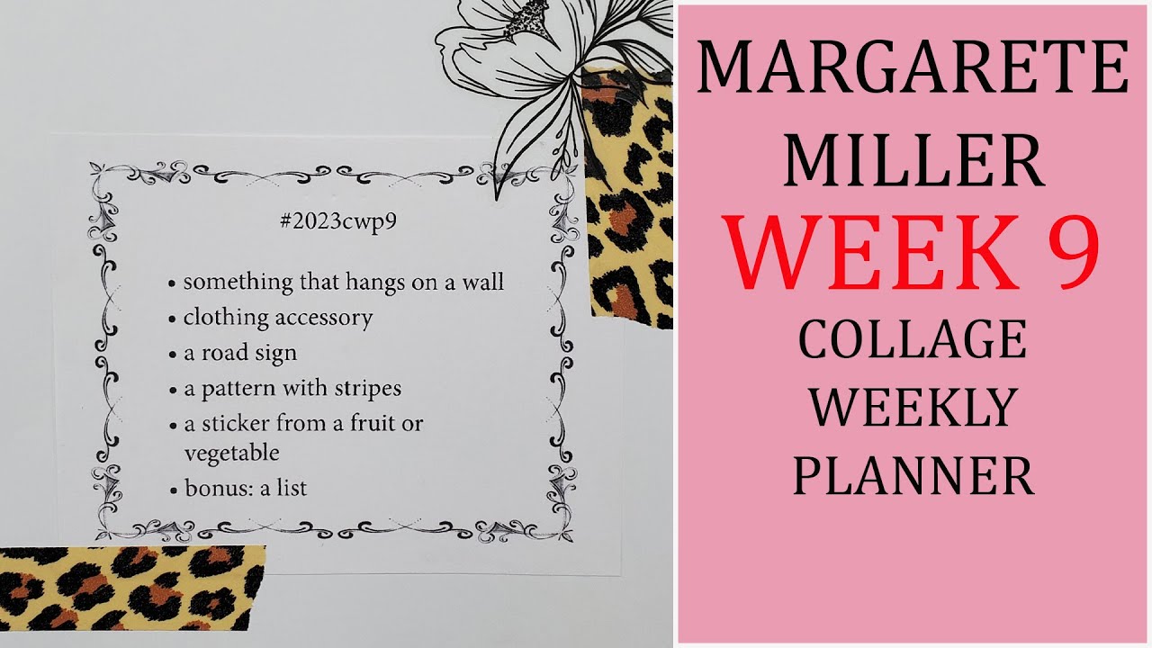 #2023cwp9 - Margarete Miller Collage Weekly Challenge - Collage Art ...