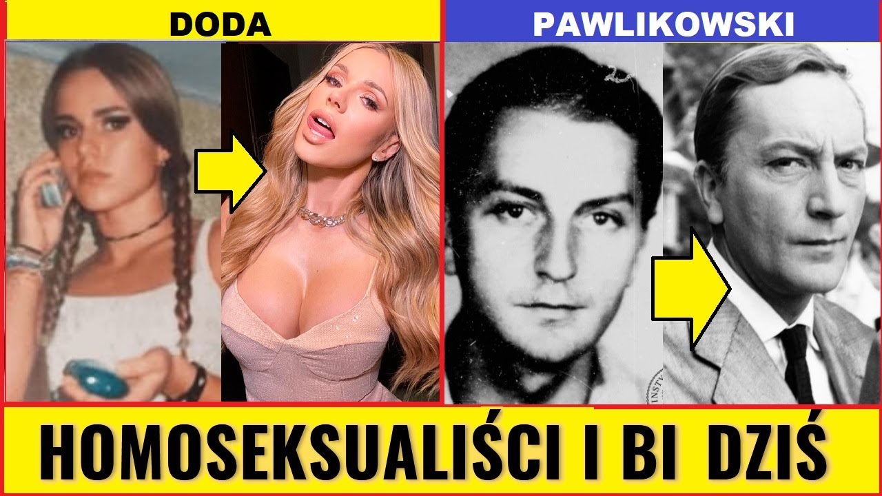NAJBARDZIEJ ZNANI POLSCY HOMOSEKSUALIŚCI I BI JAK SIĘ ZMIENILI CZ 2