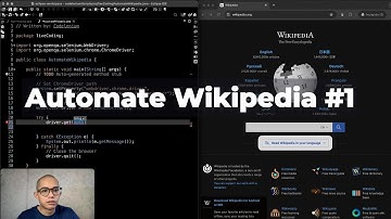 Uncut Coding | Automate Wikipedia | Selenium + Java (Ep. 1)