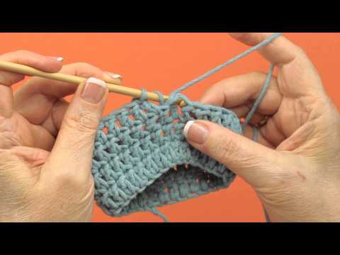 Back Half Double Crochet (Left Hand)