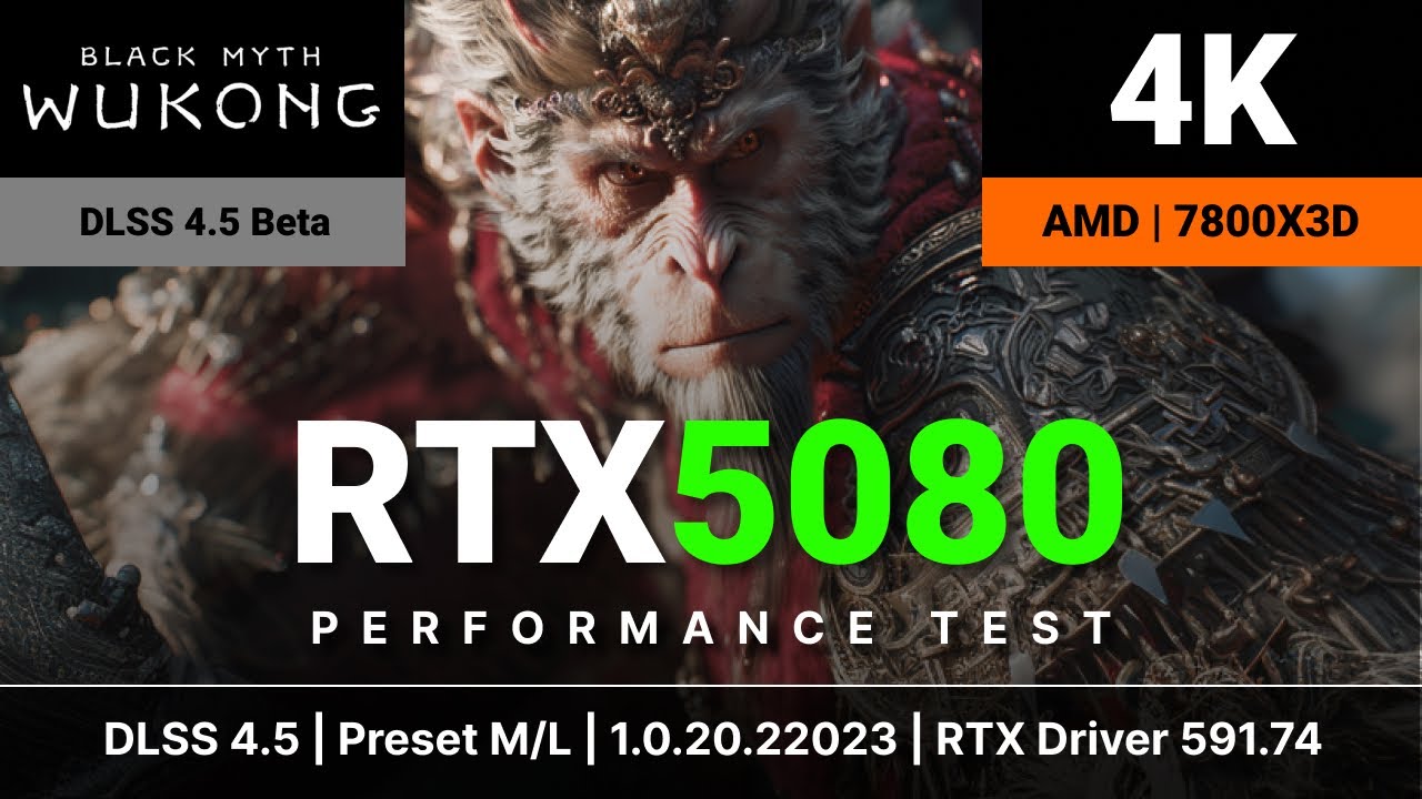Ultra Performance never looked so good - DLSS 4.5 | RTX 5080 | Black Myth: Wukong | 4K