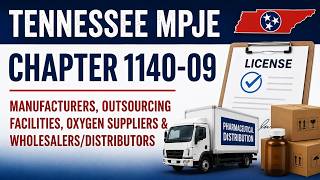 Tennessee MPJE - Manufacturers, Outsourcing Facilities, Oxygen Suppliers & Wholesalers/Distributors