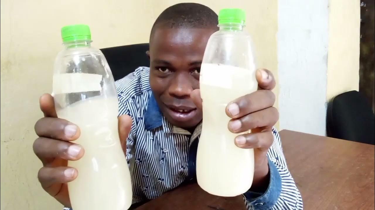 how to Turn water to palm wine and sell (make palm wine at home). YouTube