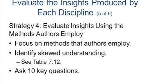 Interdisciplinary Studies - Lecture 7 - Part 10