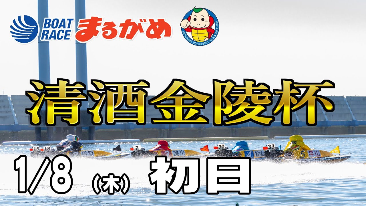 まるがめLIVE】2026/01/08(木) 初日～清酒金陵杯～ - YouTube