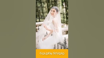 Cách tạo dáng chụp ảnh cưới cho cô dâu #chupanhcuoi giá rẻ tại Golden Studio Hà Nội #vaycuoi