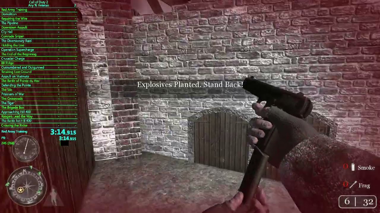 Call of Duty 2 - Any% Veteran - WR 