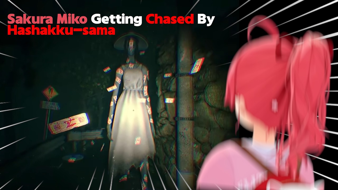 Sakura Miko Desperately Tries To Run Away! [Horror Game]