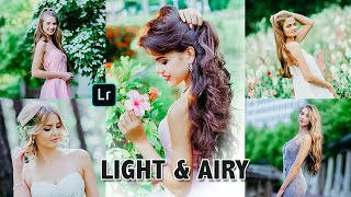 Light U0026 Airy Lightroom Presets  Lightroom Presets Dng U0026 Xmp Free Download  Lr Editing Pro