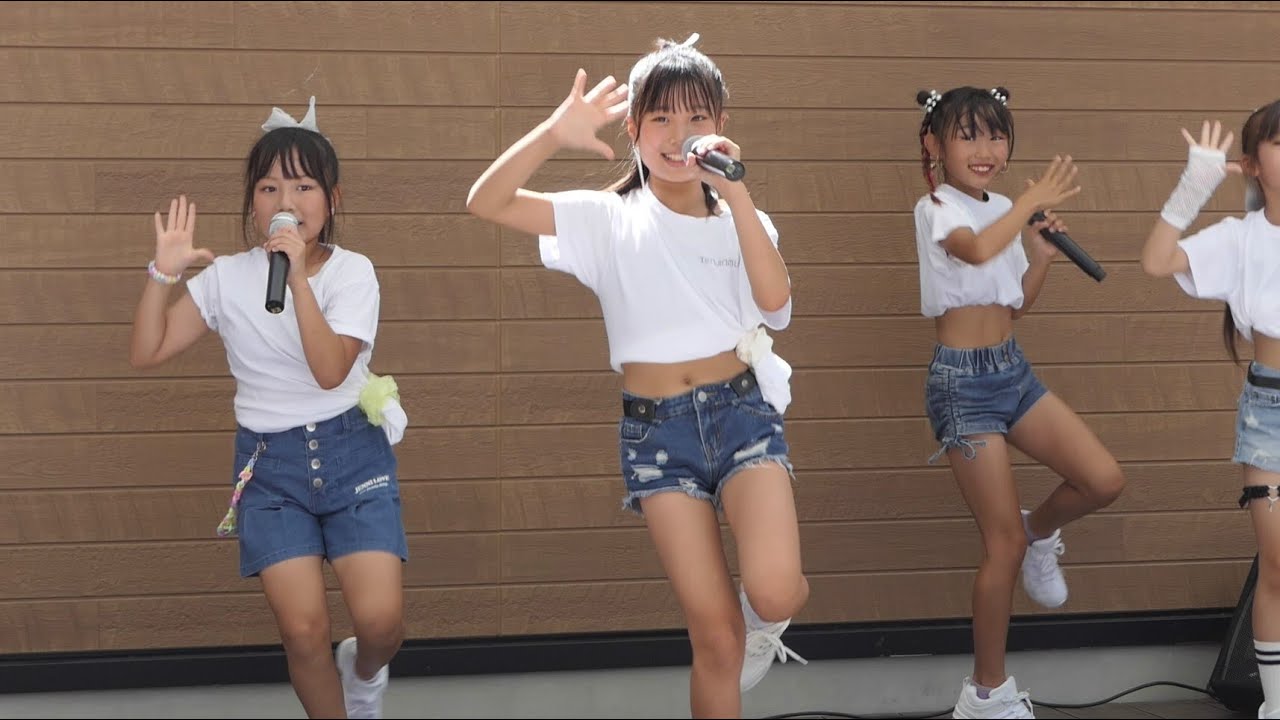 小島かえで 推しカメラ　天神娘「Moon Light Flower」in『SUMMER LIVE FESTA』イオンモール香椎浜 2024/07/27