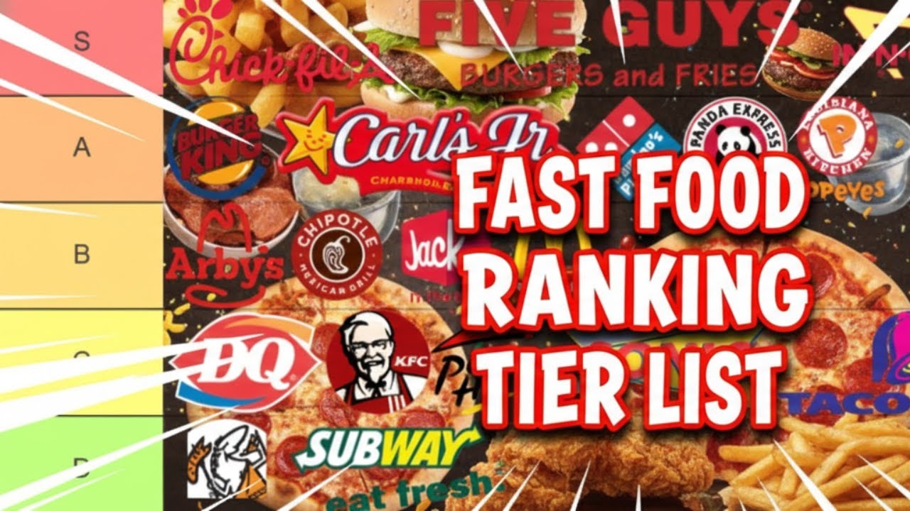 I Ranked Fast Food From S-Tier to TRASH - You'll Hate Me For This 😤🍟