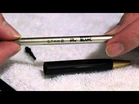 How to Refill a Mont Blanc Mechanical Pencil