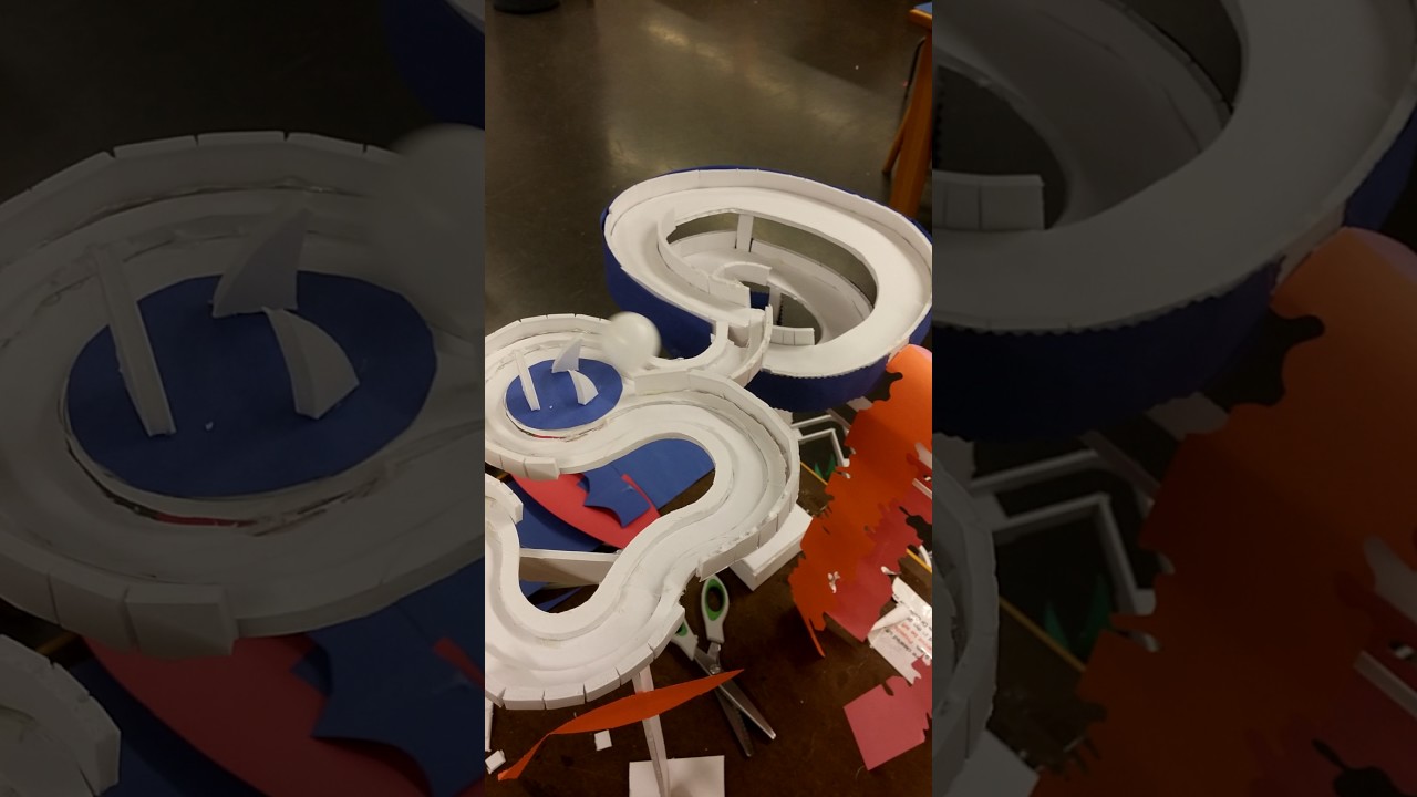 Foamcore Built Roller Coaster YouTube