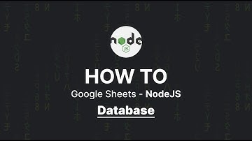 NodeJS - Google Sheets "Database"