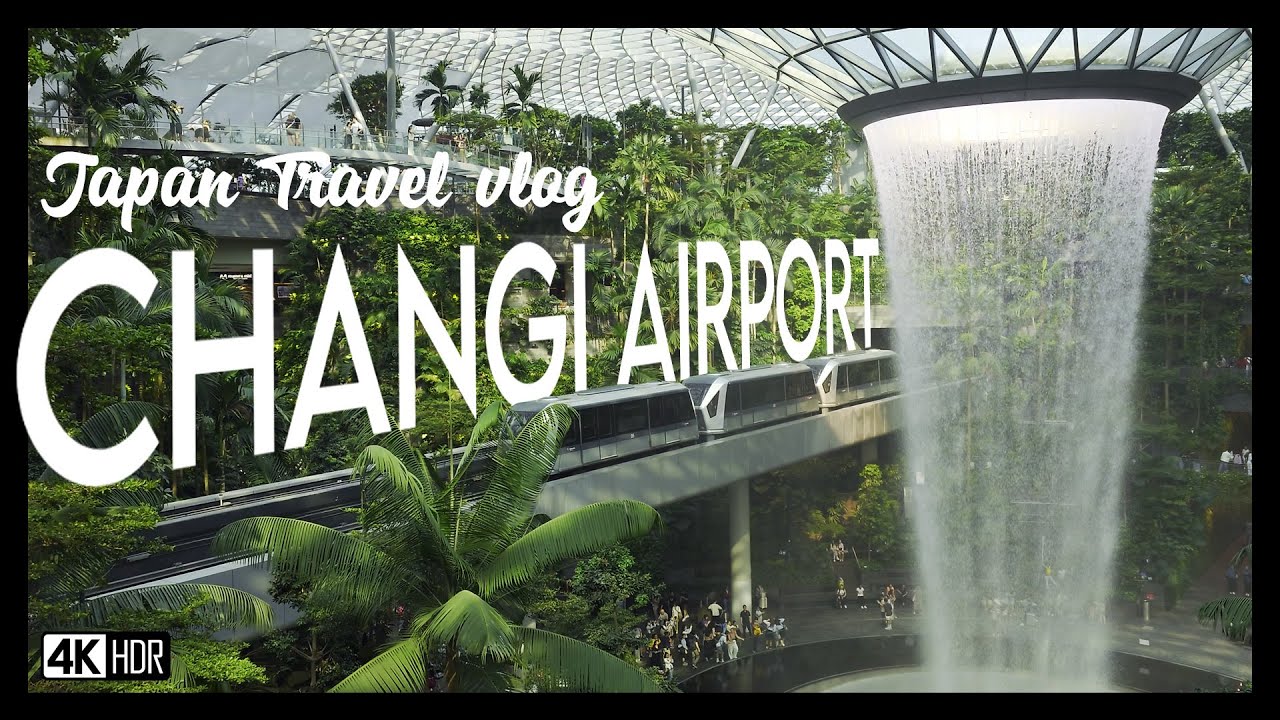 Singapore Changi Airport Jewel Layover Transit | Japan Travel VLOG 2024 🇸🇬
