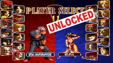 SNK vs. Capcom SVC Chaos Unlock Characters