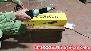 Kynko Nhật Bản máy đục cầm tay đục phá cốt 6 li mài khuôn thẳng máy khỏe bền bỉ máy mũi đục làm tay.