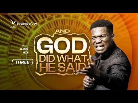 AND GOD DID WHAT HE SAID || THIRD SERVICE || 20TH SEPTEMBER 2026