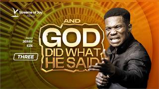 AND GOD DID WHAT HE SAID || THIRD SERVICE || 20TH SEPTEMBER 2026