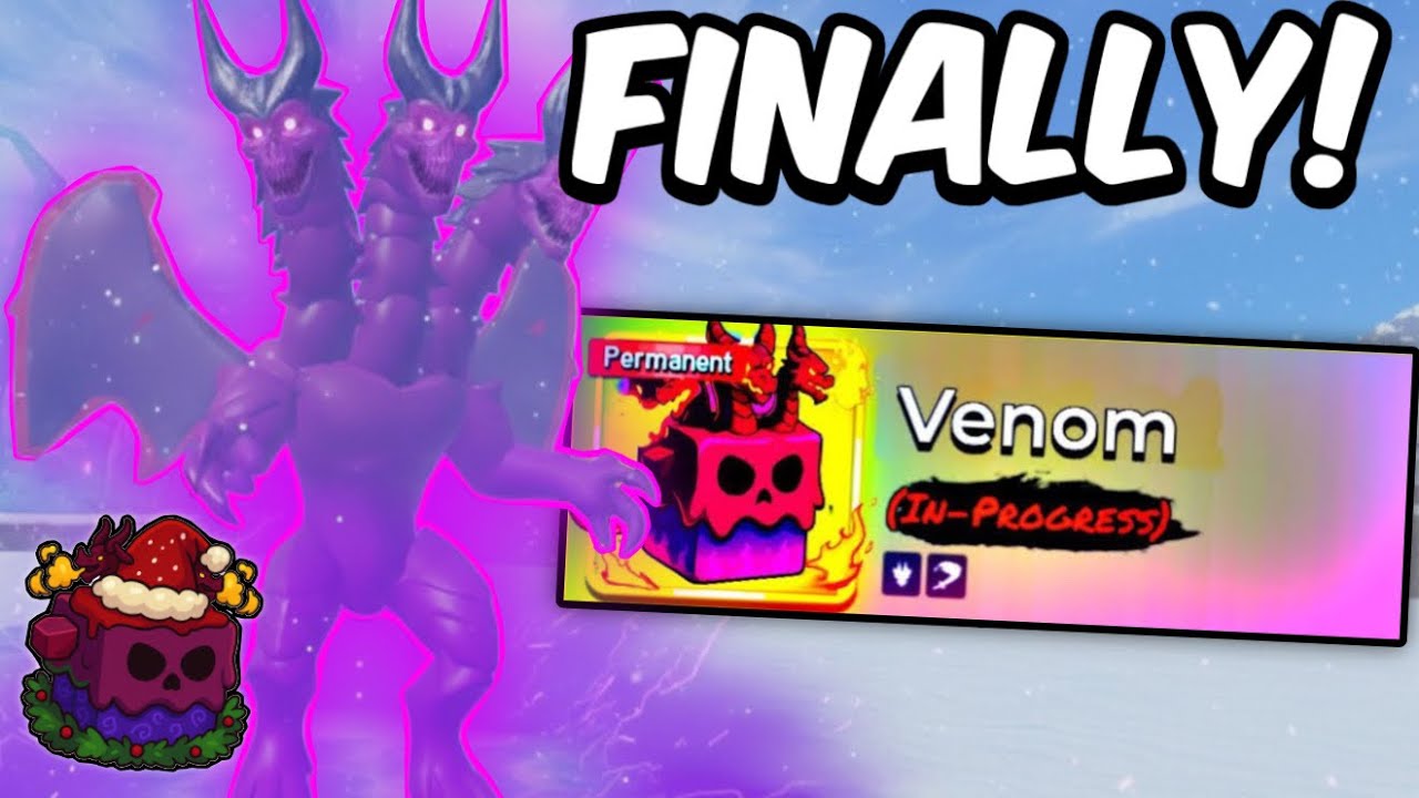 Venom Rework FINALLY HERE! BIG NEWS + Release Date in Blox Fruits ...