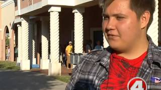 Long lines on the first day of early voting