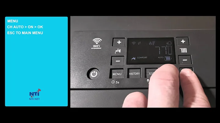 Central Heating Quick Setup for NTI Trx Boiler