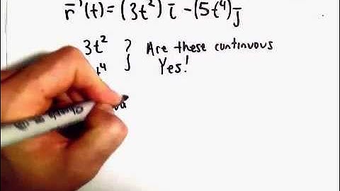 Calculus : Is a Curve Smooth? Example 1