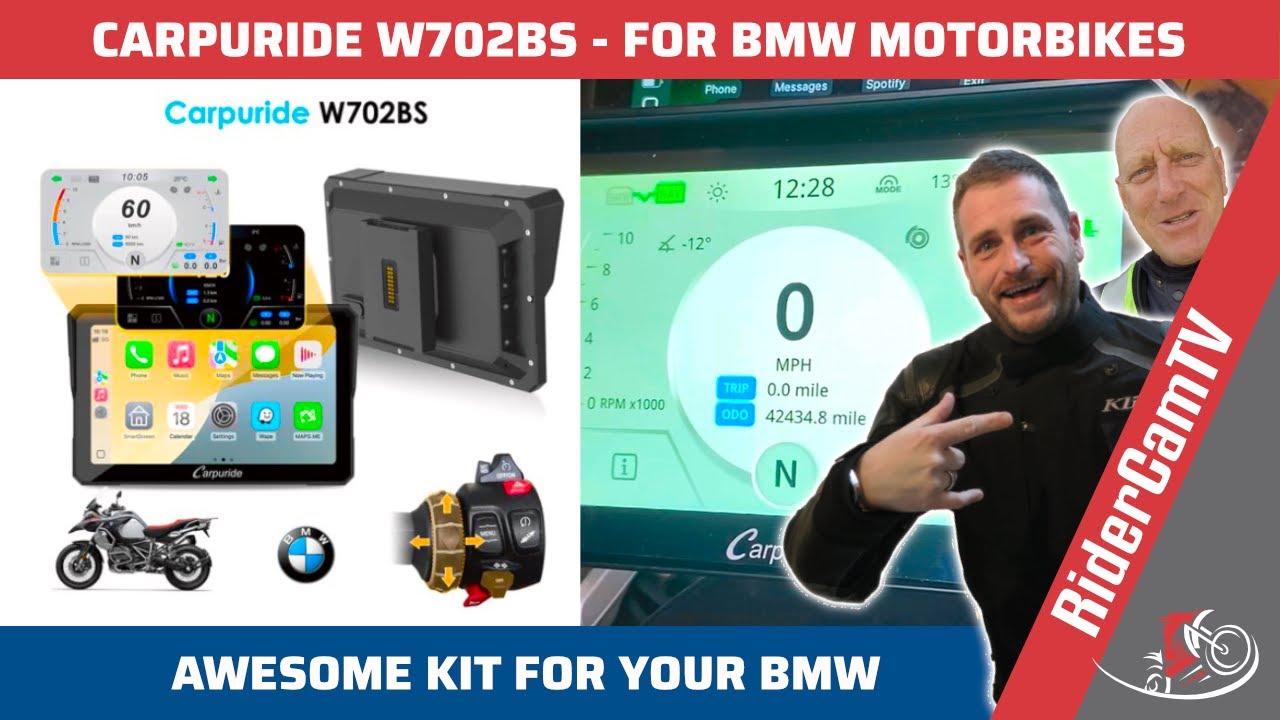 Upgrade Your Ride with the Carpuride W702BS | For BMW Motorbikes