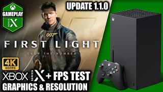 007 First Light: Update 1.1.0 - Xbox Series X Gameplay + FPS Test