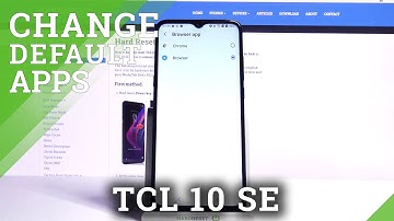 How to Change Default Apps – Programs Settings on TCL 10 SE