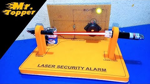 WOW! Amazing DIY Laser Light Security Alarm Science Project Kit for School & Collage Students