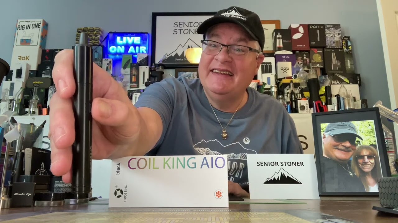 CROSSING TECH COIL KING AIO DAB PEN UNBOXING AND FIRST IMPRESSIONS GREAT & POWERFUL HITS VERY HARD!!