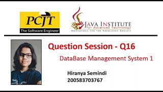 Task 16 | Create Tables in a Database | 1st Year | Java Institute | Hiranya Semindi