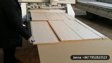 Auto loading unloading atc machine for kitchen furniture