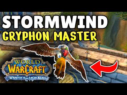 WOTLK: Flight Master in Stormwind - WOW WOTLK Gryphon Master in Stormwind (Location)