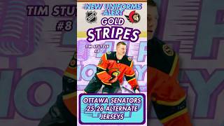 🧐 🚨GOLD STRIPED SENS 🚨 😮  #nhl #nhlshorts #hockeyshorts #nhlnews #hockey #hockeyjersey